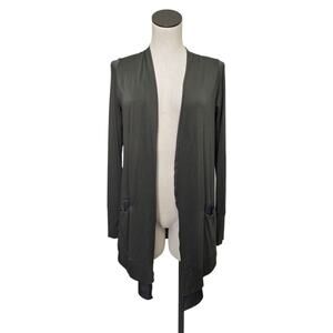NWT Anthropologie Saturday Sunday Green Moss‎ Waterfall Cardigan Petite Small